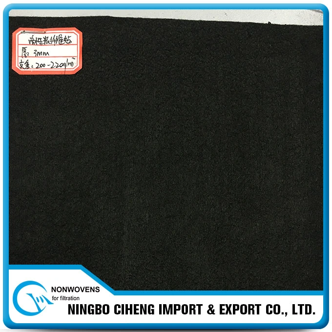 Nonwoven Filter Fabric 2mm 5mm Thick Needle Punched Felt
