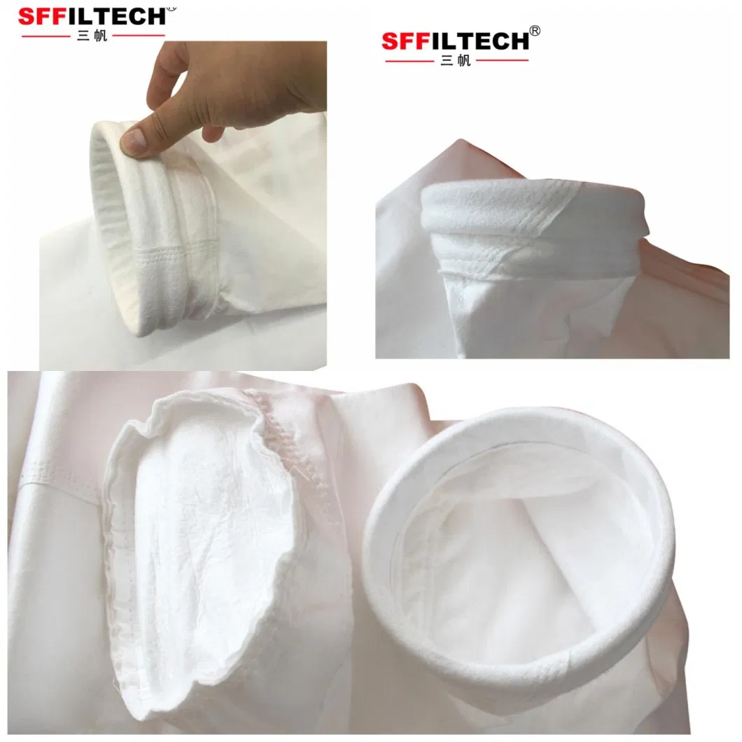 Needle Punched Felt PTFE Membrane Polyester Filter Bag