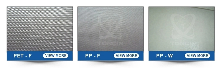 Toncin Various Specifications and Customizable Polyester Spiral Filter Cloth