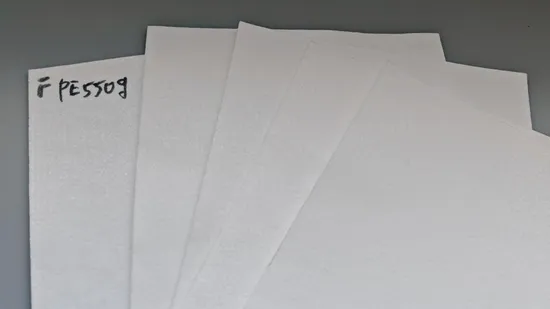 Waterproof Oil Proof Dust Filter Polyester Felt/Polyester Cloth